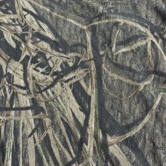 Vintage Sasquatch Mossy Oak Shadow Grass Turtleneck Adult Large Hunting USA 90s - Picture 4 of 10